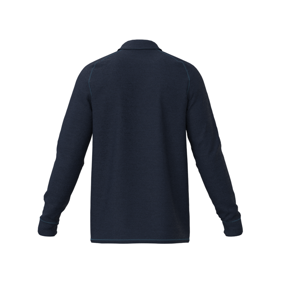 Mizuno Mizuno Melange L/S Polo Navy